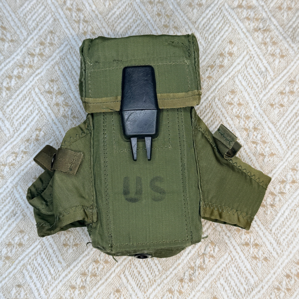 USGI OD Green Alice 3 Mag pouch with 2 grenade pouches