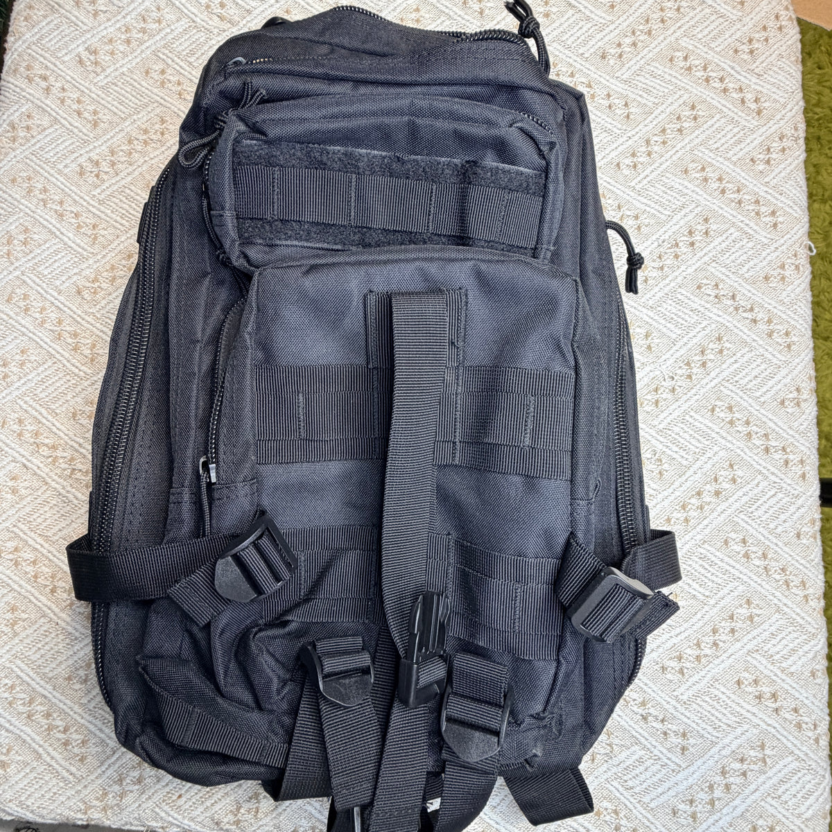 Black Tactical Backpack